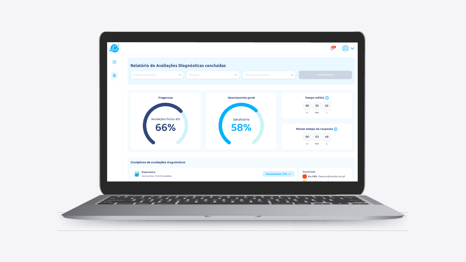 Aplicação Simulados Super Ensino